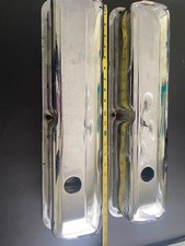 5 Bolt Pattern Chrome Valve Covers 1958-1986 Chevrolet Small Block Tall