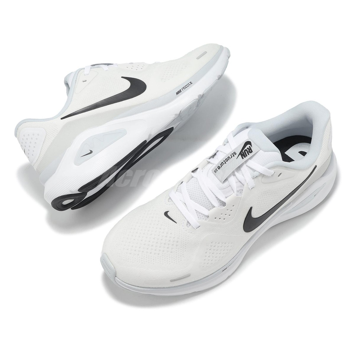 Nike Structure 26 White Black Men Runner Road Running Jogging