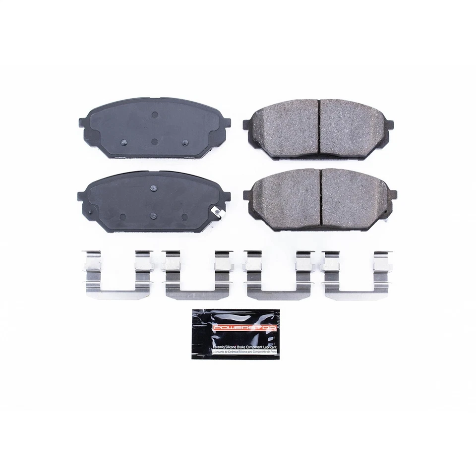 Powerstop Z23-1301 Brake Pad Sets 2-Wheel Set Front for Hyundai Veracruz 07-12 - Image 2 of 2