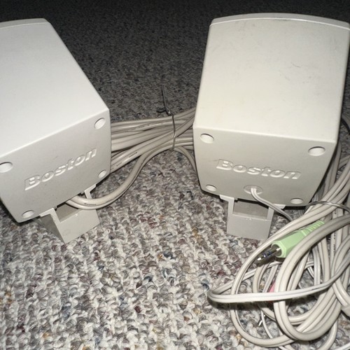 Boston Digital BA745 Computer 3 Piece Speakers W/Sub & Power Adapter Tested - Afbeelding 3 van 3