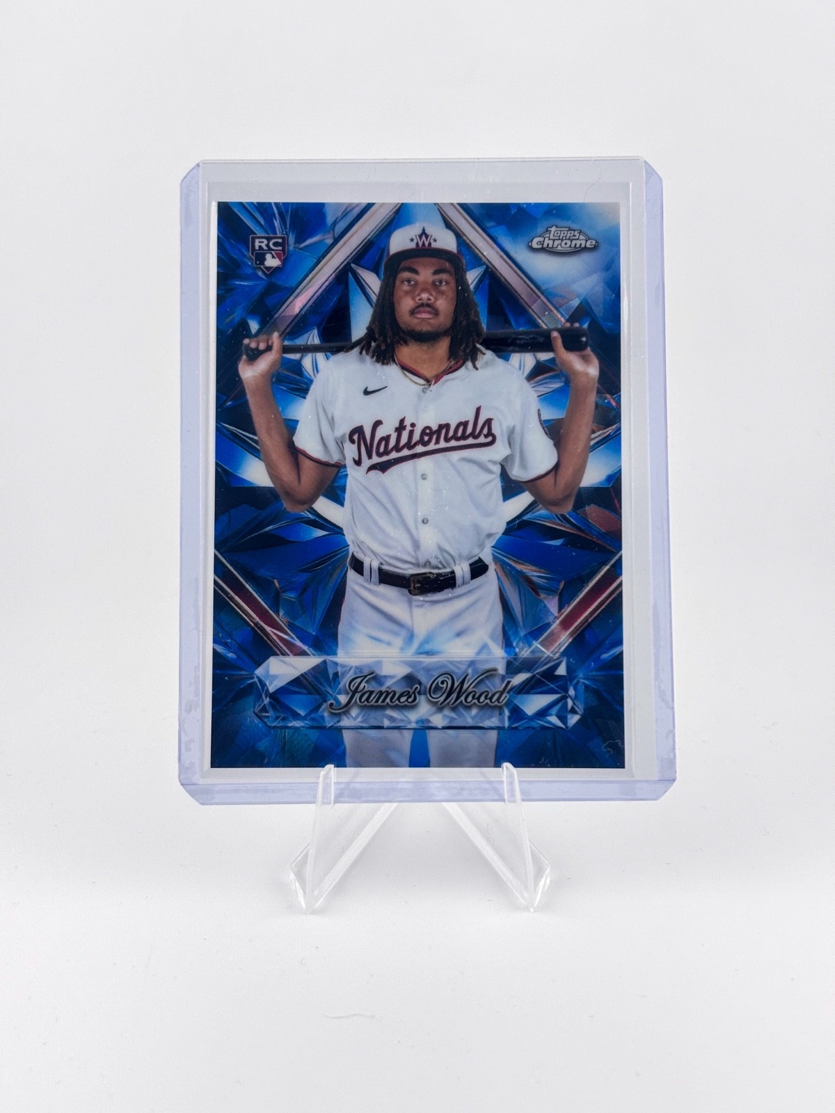 2025 Topps Chrome Sapphire James Wood Sapphire Selections RC SS-13 Nationals