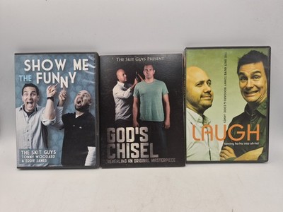 3 DVD Lot The Skit Guys: Laugh,Show Me The Funny, God's Chisle Read & See Pics 