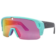 Spy MONOLITH 5050 Happy Gray Green with Pink Spectra Mirror Shield Unisex
