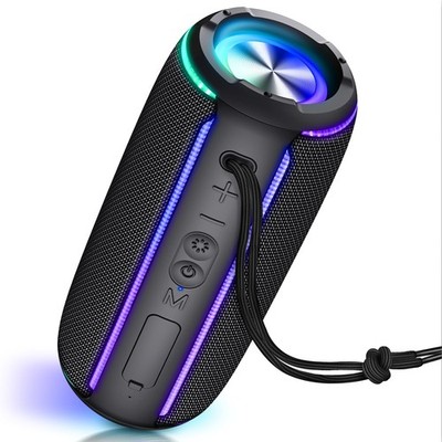 INFURTURE Portable Bluetooth Speaker with 40W Powerful Sound, RGB Black