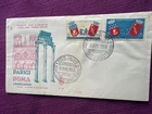 Italy FDC 1959 - twinning ROME PARIS