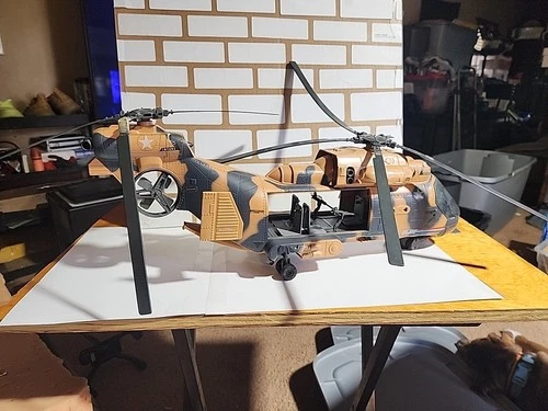 Vintage 1986 Hasbro GI Joe Tomahawk Helicopter Parts or Repair