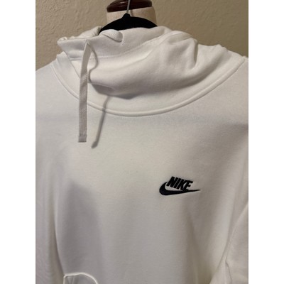 Nike Embroidered Check XL White Hoodie Closet Staple Basics