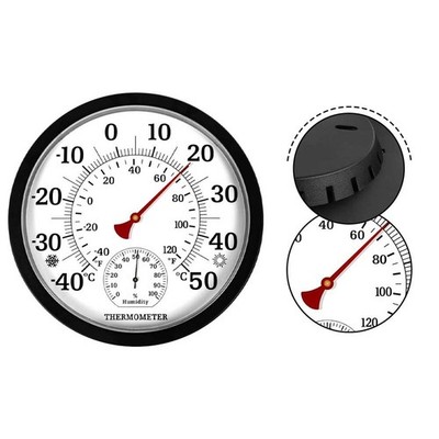 Indoor Outdoor Wireless Thermometer Hygrometer 25cm for Garden Weather Use