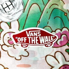 Vans Off The Wall Official Sticker Dark Red Skateboard Decal 3" Skate