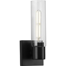 Progress Lighting P300299 Clarion 13" Tall Bathroom Sconce - Black