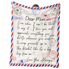 Gifts for Mom from Daughter Son, Mom Blanket, to My 60"x50" Mom Birthday Gifts