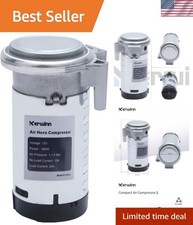 Durable Waterproof 12V Air Horn Compressor - Loud 150dB Sound for Any Vehicle