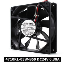 1PCS NMB-MAT 4710KL-05W-B59 DC24V 0.38A 3-wire cooling fan 120 120 25MM