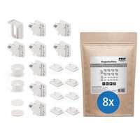 Reer Magnetschloss 8Er Set | Magnetische Kindersicherung FüR Schrank & Schublade