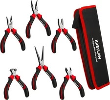 6-Piece Mini Pliers Set with Pouch