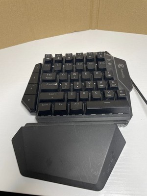 GameSir GK100 One Handed Gaming Keyboard Mini Keypad RGB Wired Tested