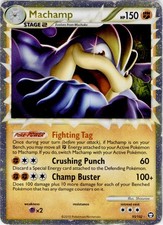 Machamp 95/102 Prime HGSS Triumphant Pokemon Holo Moderately Played
