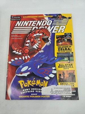 Nintendo Power Magazine February 2004 Pokemon Ruby Sapphire