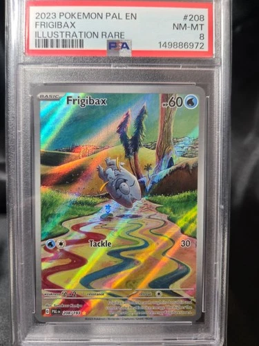 Frigibax 208/193 Sv02: Paldea Evolved Illustrated Rare Holo PSA 8
