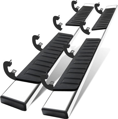 COMNOVA 6 Inches Running Boards& Steps Nerf Bars Compatible with 2019-2026 Chevy