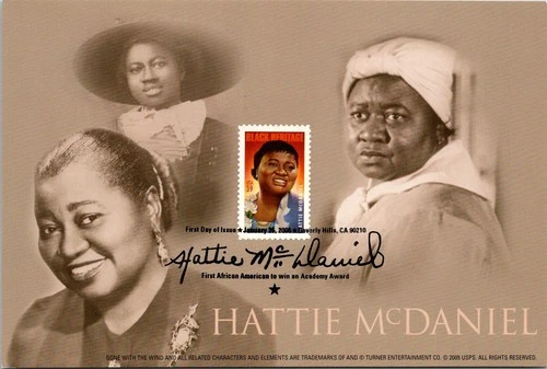 Dr Jim Stamps Maximum Card Black Heritage Hattie Mcdaniel 39C Fdc