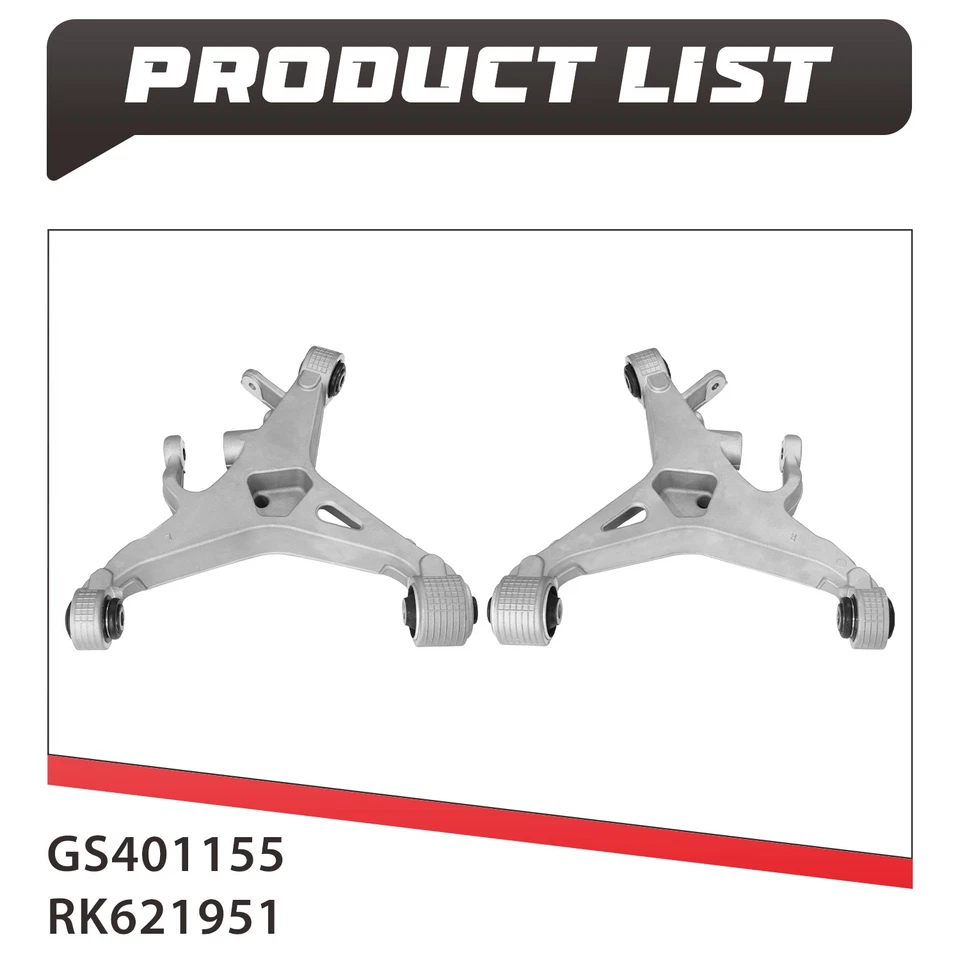 2x Brazo de control inferior trasero izquierdo derecho para Ford Thunderbird Jaguar Lincoln LS Foto 3 de 4