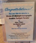 TOPPS 2025-26 MIDNIGHT STROKE AUTOGRAPH ROOKIE TWILIGHT ADOU THIERO #SMR-AT LAK…