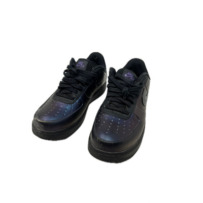 Nike Air Force Black Blue Reflective Translucent Mens
