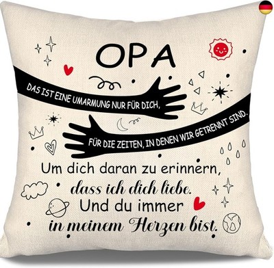 Opa das ist eine Umarmung nur für Dich für die Zeiten in denen wir getrennt s