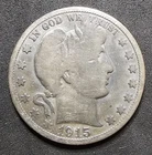 1915 Barber Half Dollar Silver 50C US Circulated - PHILADELPHIA