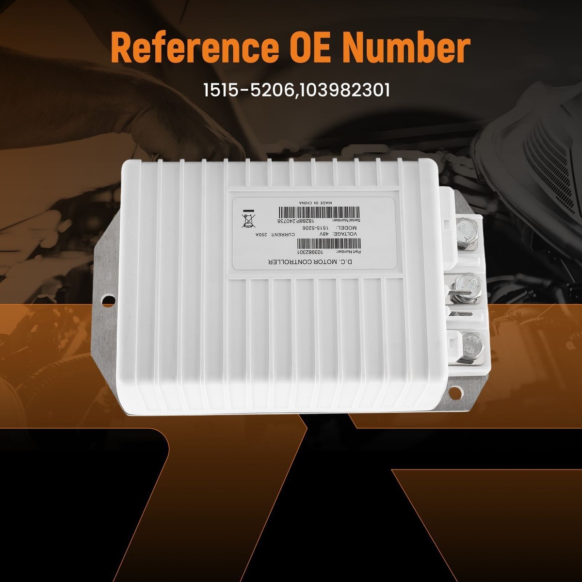 48V 250Amp Controller For Club Car Precedent Tempo Electric Golf