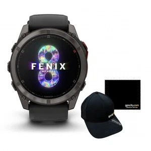 Garmin fenix 8 Pro 51mm microLED - GPS City Cloth and Hat Bundle 010-03380-00