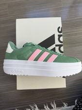 Adidas VL Court Bold Sneaker - Women's Size 6.5 Green Pink