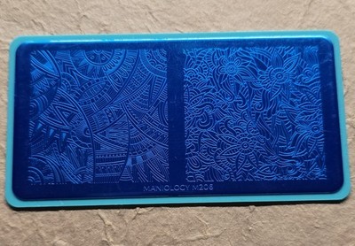 *discontinued* Maniology M206 Mandala Nail Stamp Plate Swirl Aztec Pattern HTF