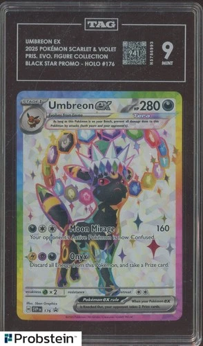 2025 Pokemon SVP EN BSP Premium Figure Collection #176 Umbreon ex TAG 9 MINT