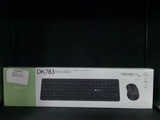 Slim Portable Wireless Bluetooth Keyboard And Mouse Set DK783 green