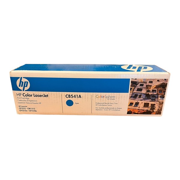 Original Hp Toner CB541A Color Laserjet CM1312 CP1515 Cp1518N CP1215 Cyan-image