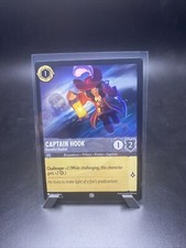 Disney Lorcana Captain Hook "Forceful Duelist" 174/204 Collectible Non Holo