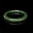 Brazalete antiguo natural GRADO A verde chino nefrita jade brazalete mogol 18