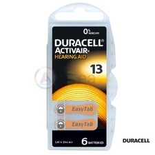 Duracell Activair Misura 13 - PR48 Arancione pile per apparecchi acustici 6 pz