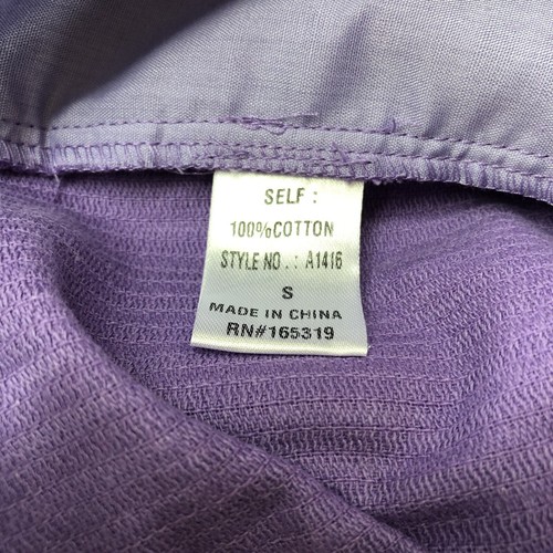 Day + Moon Women’s Size Small Purple Romper W/ Pockets Long Sleeves NWT! - Picture 8 of 9