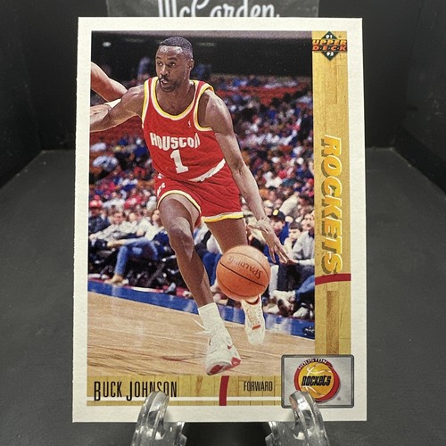 1991-92 Upper Deck Buck Johnson #302 Houston Rockets | eBay