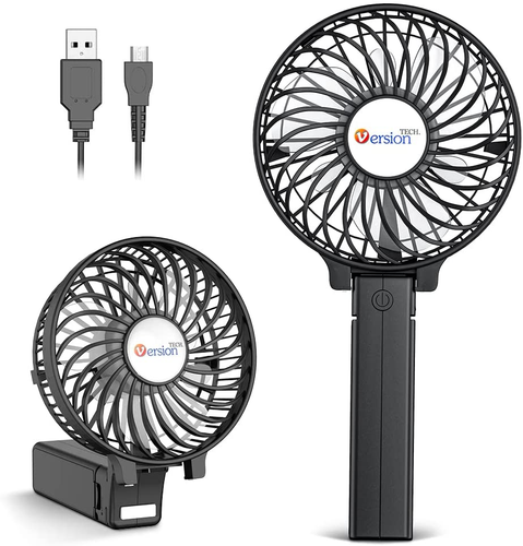 Portable Handheld Fan, Powerful+Durable+4000Mah+180° Foldable, Mini Table Fans w