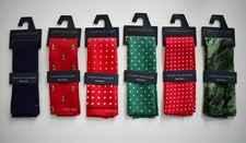 New TOMMY HILFIGER Multi-Printed ASSORTED Pocket Square Handkerchief