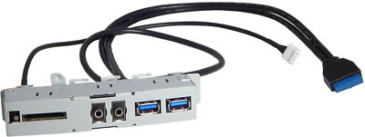 HP Pav 500 Front I/O 2USB3.0 Audio Card Rdr 713240-003