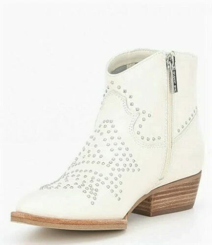 Parte superior de cuero de mujer GB tachonado