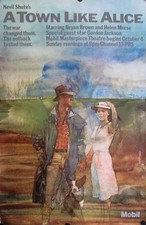 A TOWN LIKE ALICE ORIGINAL 1981 PBS POSTER 46" X 30" ROLLED MINT