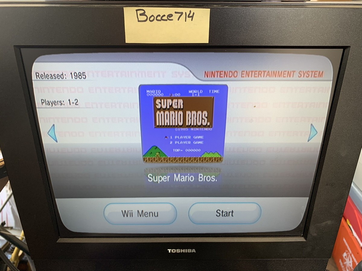 Nintendo Wii CONSOLE ONLY *TESTED* Model RVL-001 Super Mario/Tecmo