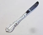 BURGUNDY STERLING SILVER BUTTER SPREADER-ORNATE 1949 REED & BARTON FINEST