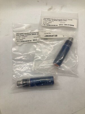 NEW Qty (2) IFM IG5568 Inductive Proximity Sensors